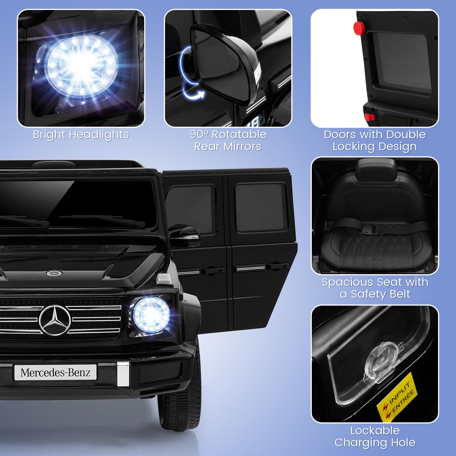 Licensed Mercedes-Benz G500 Kids Ride-on Car