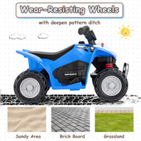 OLAKIDS Kids Ride On ATV, 6V Electric Vehicle for Toddlers