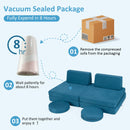 INFANS Modular Kids Play Couch 6 PCS Toddler Creative Sectional Fort Building Sofa for Playroom