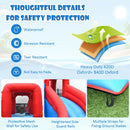 Inflatable Water Slide, 7 in 1 Giant Water Park Double Long Slide w/Splash Pool, Tunnel Adventure