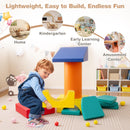 10-Piece Soft Foam PU Leather Climbing Toys Building Blocks for Toddlers