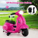6V Battery Powered Motorbike for Toddlers with Training Wheels