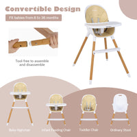4-in-1 Infant Chair with Detachable 3-Position Tray