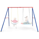 INFANS 2 Seat Swing Stand, 550 lbs Heavy Duty Metal Swing Frame