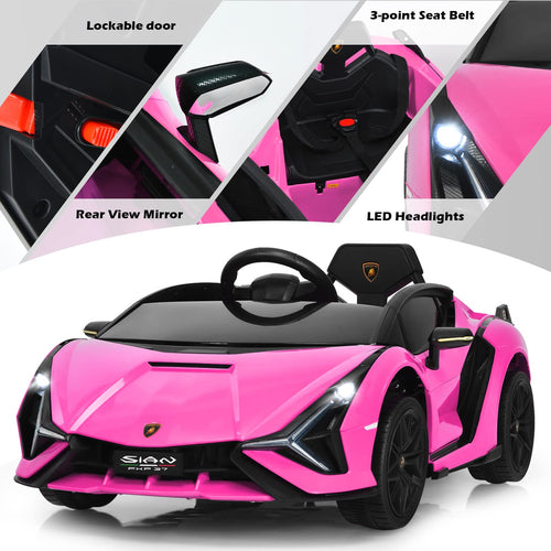 Lamborghini Licensed Kids Ride On Car, Children Electric Ride-on Vehicle with Parent Remote Contro