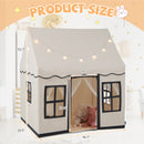 INFANS Kids Play Tent with Washable Mat Star Light Windows