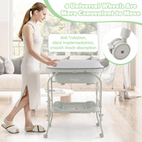 INFANS 2 in 1 Baby Changing Table with Bath Tub Unit