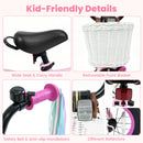 Kids Bike, 14 16 18 Inch Sweet Heart Theme Girls Bicycle