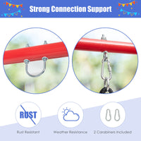 INFANS 2 Seat Swing Stand, 550 lbs Heavy Duty Metal Swing Frame