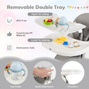 Baby High Chair Foldable Highchair w/Toy Bar Baby High Chair Foldable Highchair w/Toy
