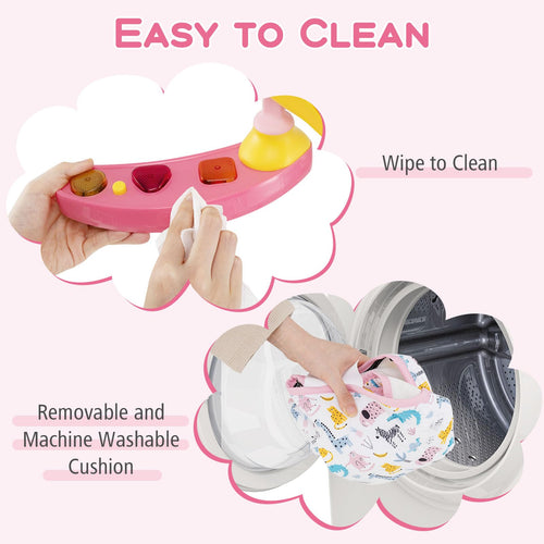 INFANS Baby Activity Center, 3 in 1 Play Center Jumpers with Music, Lights, Interactive Toys