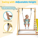 Climbing Toys for Toddlers, 4 in 1 Folding Wooden Kids Montessori Triangle Set