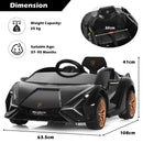 Electric Toy Car with Remote Control & LED Lights for Kids