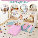7 Pieces Foam Building Blocks Set for Kids Creative Learning Toy Set
