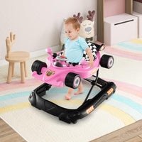 Foldable Baby Walker with 3 Adjustable Height Settings for 7-14 Months Boys Girls