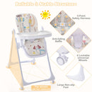 3-in-1 Baby High Chair, Foldable Infant High Chair