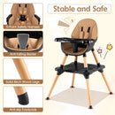 High Chair for Babies and Toddlers 6-in-1 Convertible Table Chair Set