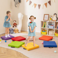 6 PCS Square Floor Cushions with Carrying Handles