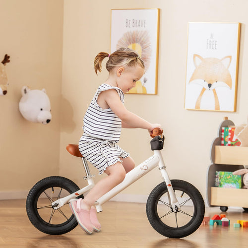 Kids Balance Bike No Pedal Training Bicycle Adjustable Seat 3+ Years