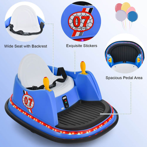 12V Electric Kids Ride On Bumper Car Battery Powered Kids Ride On Car