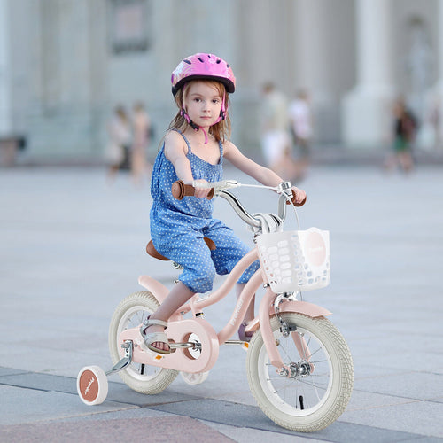 30cm Kids Bike Ride On Bicycle Training Wheels w/Removable Basket