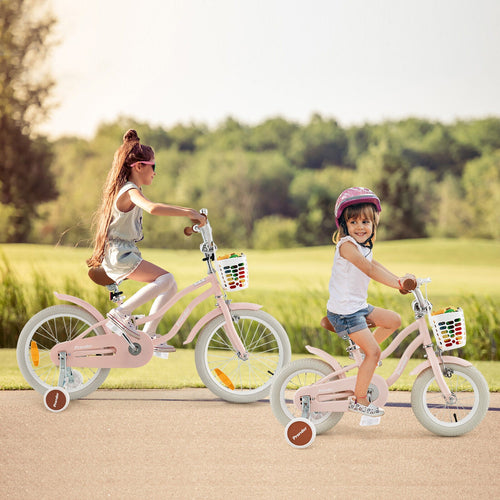 30cm Kids Bike Ride On Bicycle Training Wheels w/Removable Basket