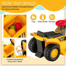6V Kids Ride On Excavator Electric Vehicle with Basketball Hoop