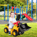6V Kids Ride On Excavator Electric Vehicle with Basketball Hoop