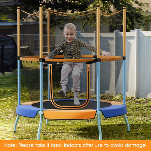 48" Kids Trampoline Recreational Trampoline w/Heavy-duty Elastic Ropes