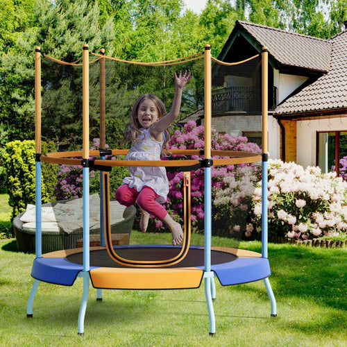 48" Kids Trampoline Recreational Trampoline w/Heavy-duty Elastic Ropes