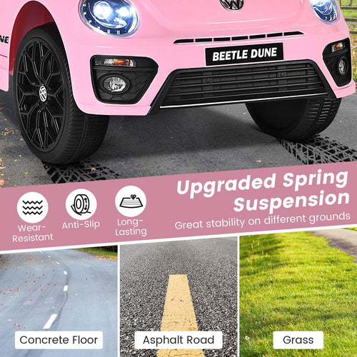 12V Volkswagen Beetle Kids Electric Ride On Car Ride-On Vehicle Toy