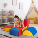 5-Piece Kids Climb & Crawl Activity Playset, Lightweight Soft Foam Block Activity Play Structures