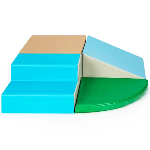 4-Pieces Climbing Toys for Toddlers Climb & Crawl Soft Foam Block with High-Density EPE Foam