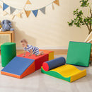 7 Pieces Climb and Crawl Activity Play Set with Zippered Cover